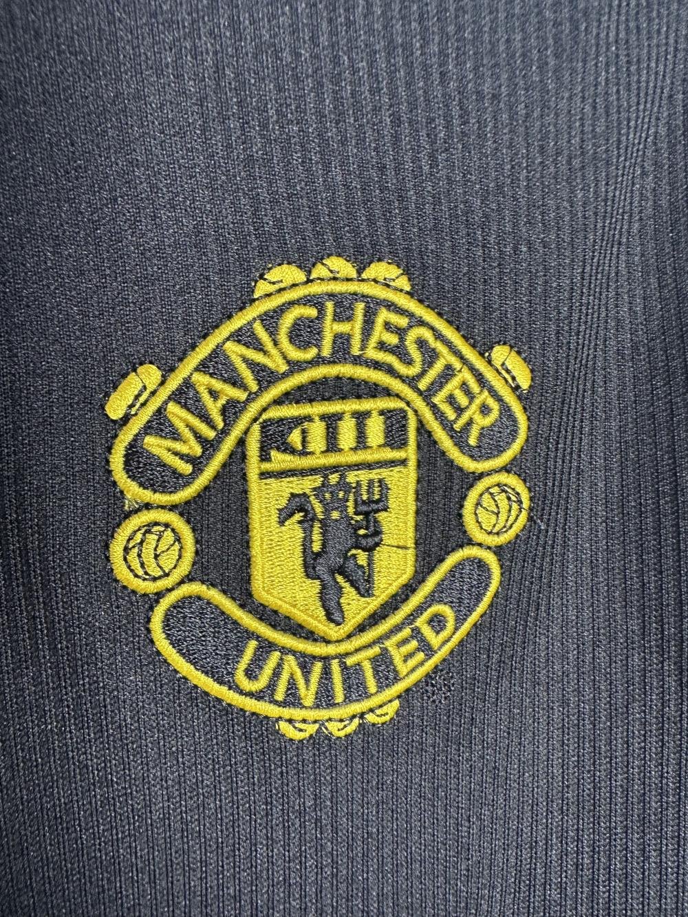 1998-1999 Retro Long Sleeve Manchester United Away Football Shirt 1:1