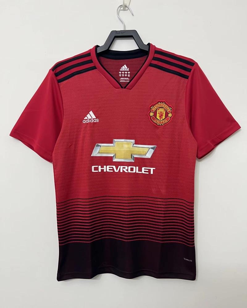 2018-2019 Retro Manchester United Home Football Shirt 1:1