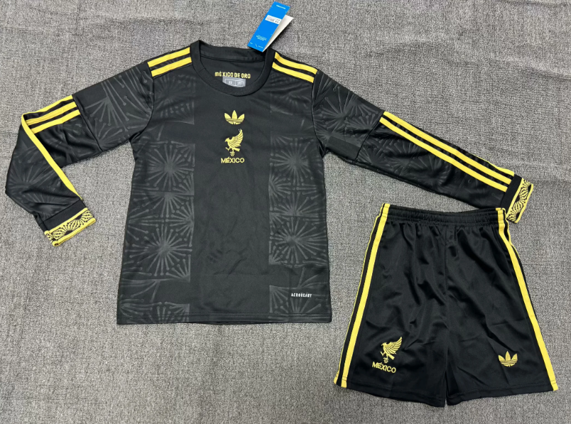2025/2026 Long Sleeve Mexico National Special Edition Football Jersey 1:1 Kids Size