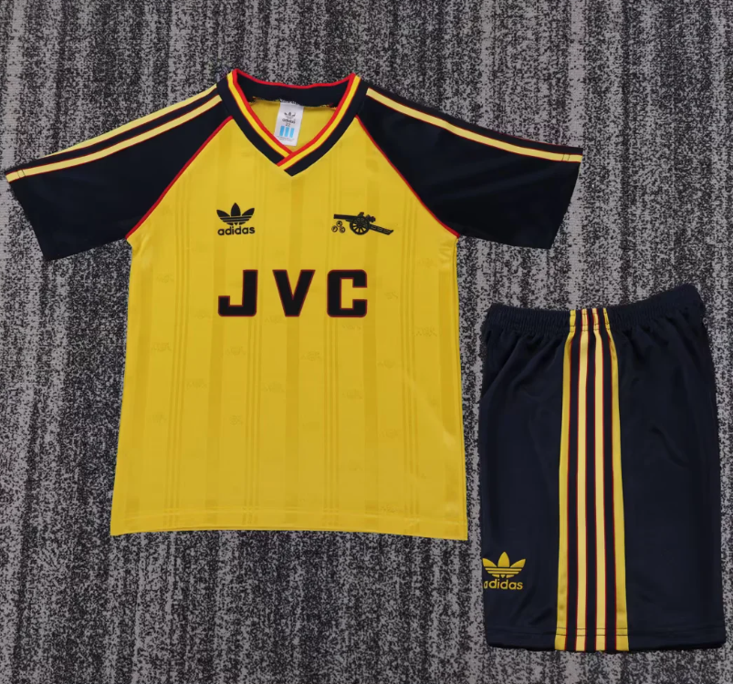 1988/1990 Retro Arsenal Away Football Shirt 1:1 Kids Size