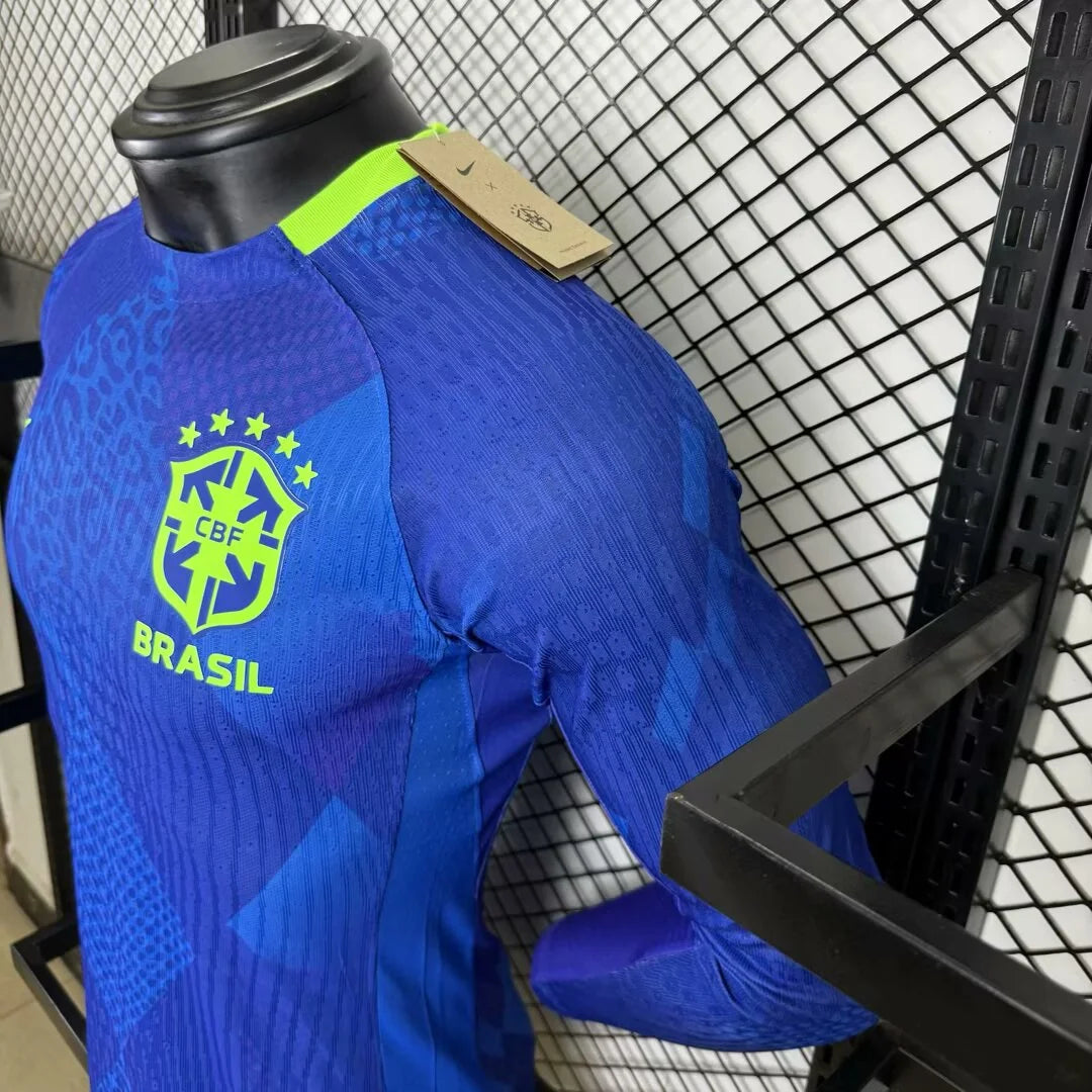 2025/2026 Long sleeves Player Version Brazil Away Football Jersey 1:1