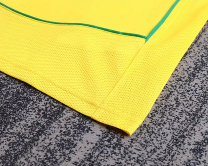 2004 Retro Brazil Home Football Shirt 1:1 Kids Size