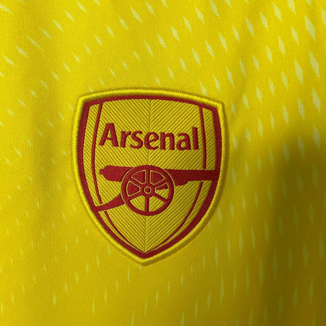 2025/2026 Arsenal Goalie Yellow Football Jersey 1:1