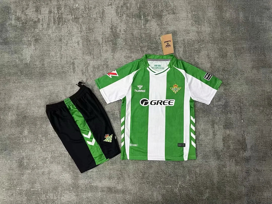 2025/2026 Real Betis Home Football Shirt 1:1 Quality Kids Size