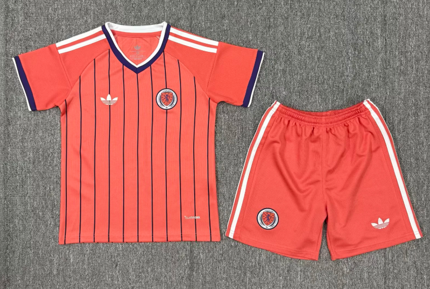2026 Scotland National Team Away Football Shirt 1:1 Kids Size