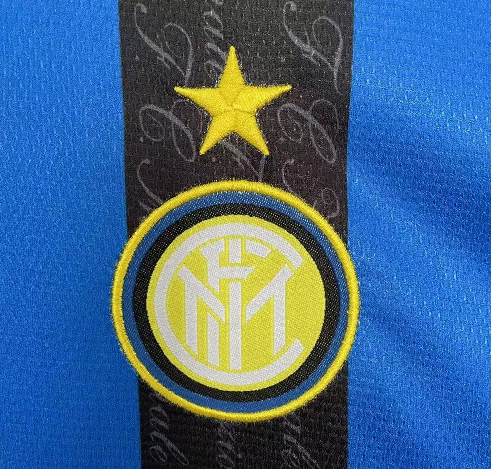 1997/1998 Retro Long Sleeve Internazionale Milan Home Football Jersey 1:1