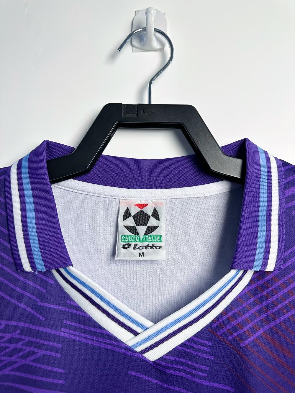 1992/1993 Retro Long Sleeve Fiorentina Home Soccer Jersey 1:1
