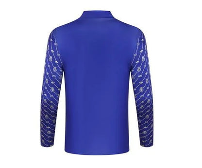 2024/2025 Real Madrid Royal Purple joint model Half-Pull Training Suit Football Shirt 1:1 Set