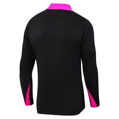 2024/2025 Chelsea Half-Pull Training Suit Black Football Shirt 1:1 Set