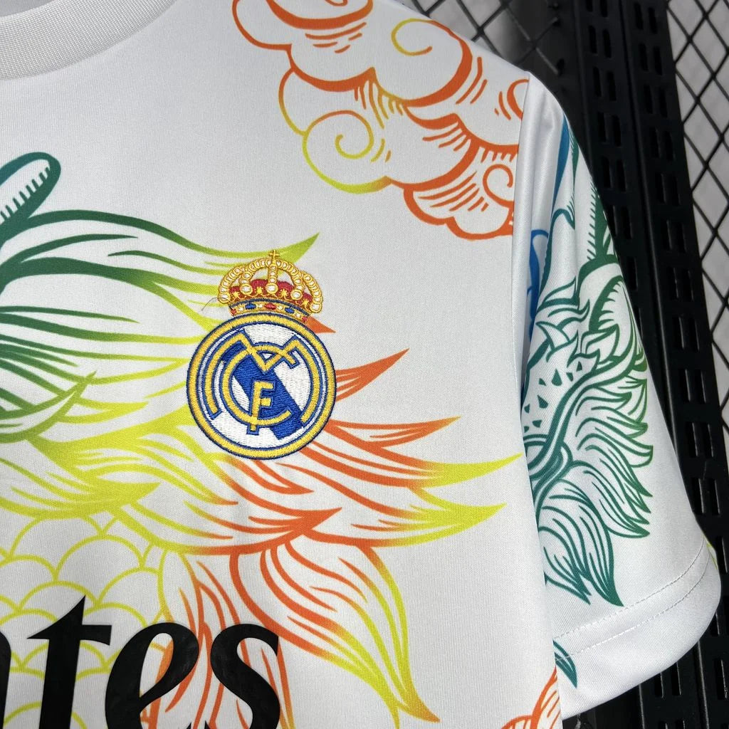 2024/2025 Real Madrid White Cailong Special Edition Jersey