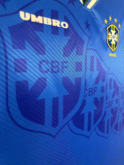 1996 Retro Brazil Away Soccer Jersey Football Shirt 1:1