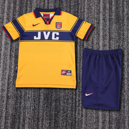 1997-1999 Retro Arsenal Away Football Shirt 1:1 Kids Size