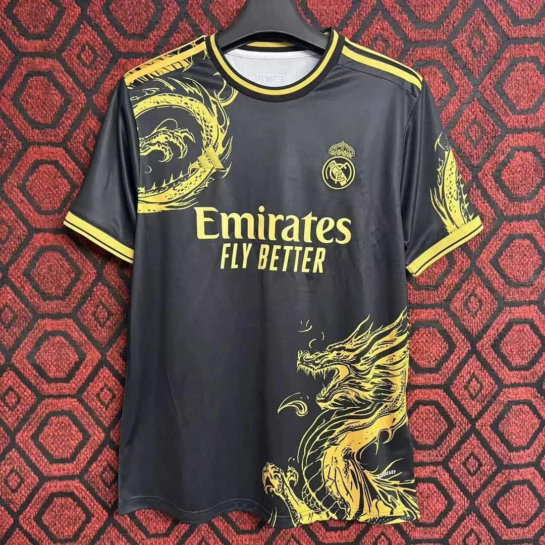 2024/2025 Real Madrid Golden Dragon Special Edition Jersey Green 1:1