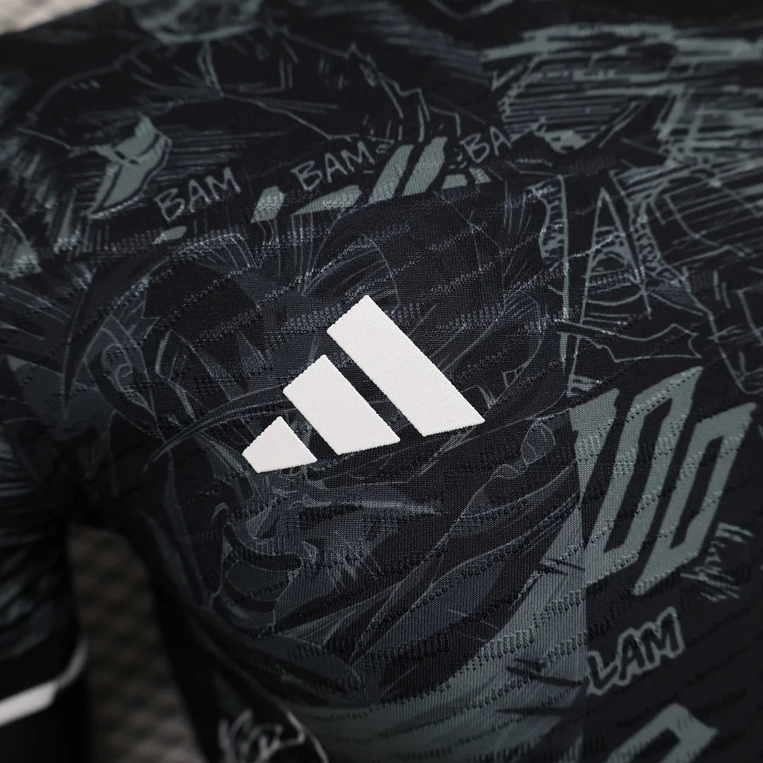 2025/2026 Player Version Japan White Saiyan Black Football Jersey 1:1