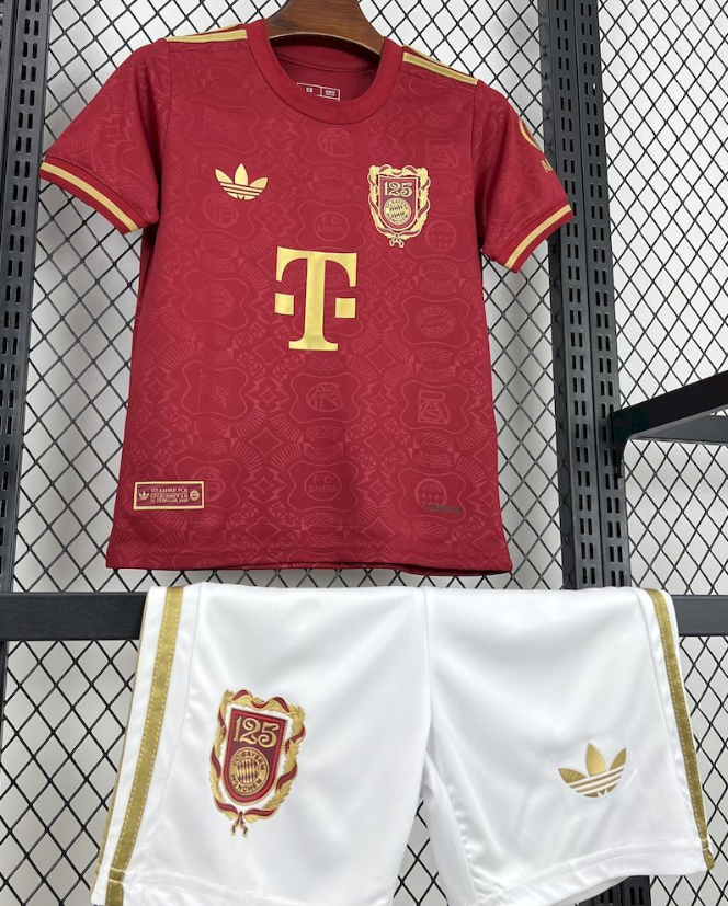 2025/2026 Bayern Munich 125th Anniversary Edition Football Jersey 1:1 Kids Size