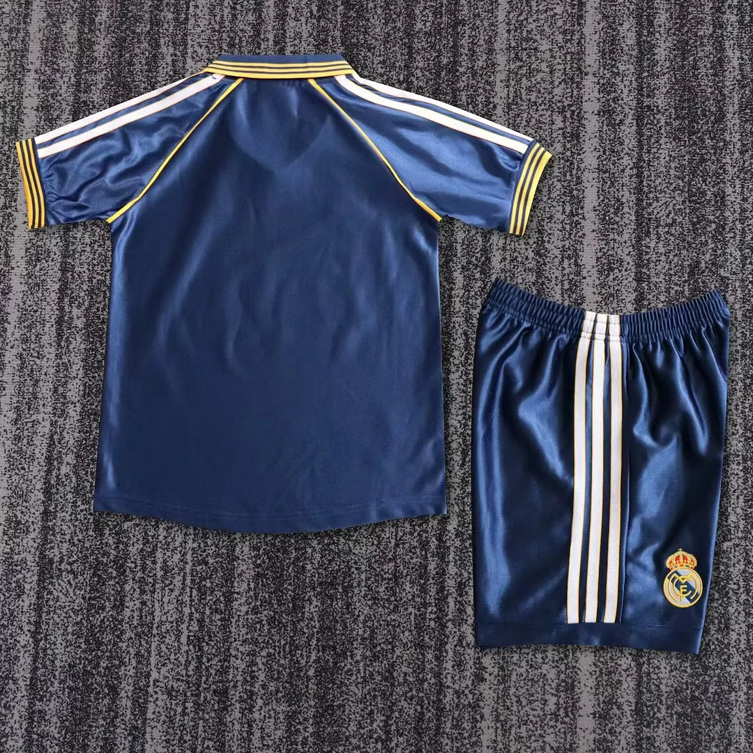 1998-2000 Retro Real Madrid Third Away Football Shirt 1:1 Kids Size