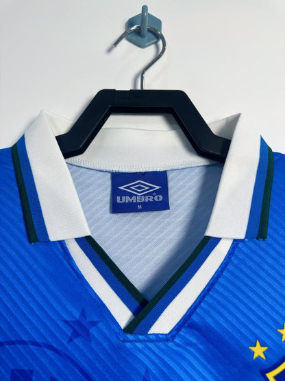 1996 Retro Brazil Away Soccer Jersey Football Shirt 1:1