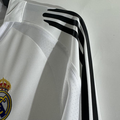 2005/2006 Retro Long Sleeve Real Madrid Home Soccer Jersey 1:1