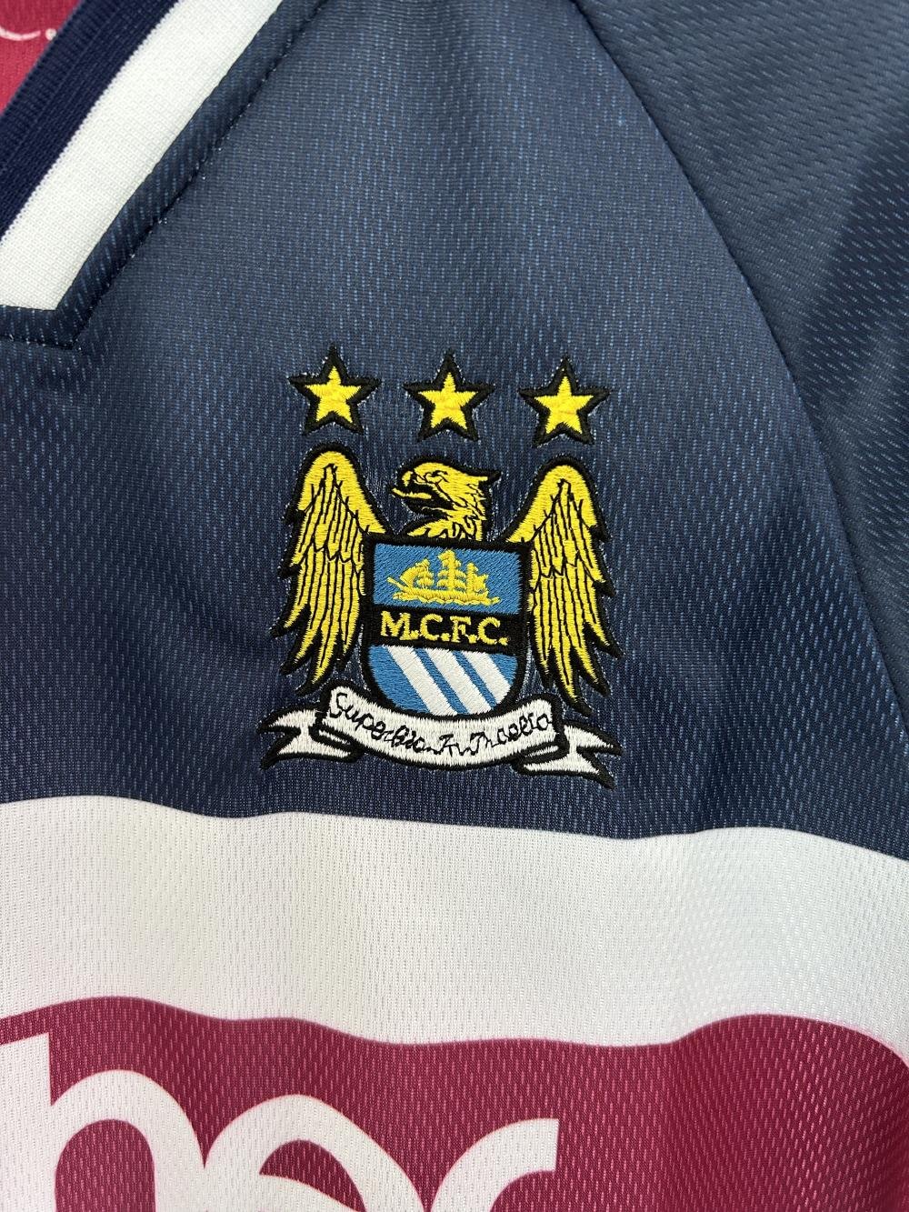 1997-1998 Retro Manchester City Away Football Shirt 1:1