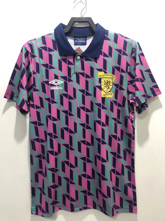 1988-1989 Retro Scotland National Team Away Football Shirt 1:1