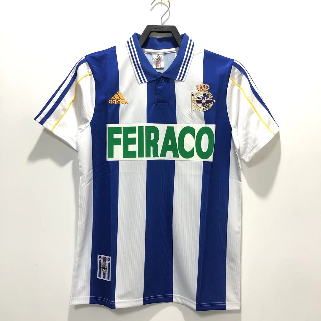 1999-2000 Retro Deportivo Home Football Shirt 1:1