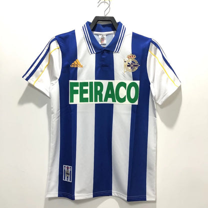 1999-2000 Retro Deportivo Home Football Shirt 1:1
