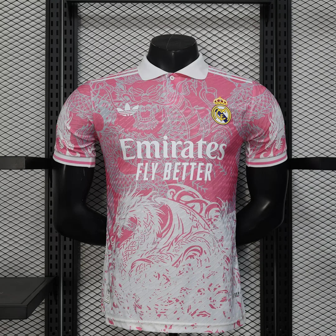 2025/2026 Player Version Real Madrid Special Edition Pink Football Jersey 1:1