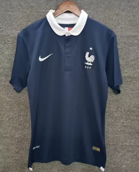 2014 Retro France Home Football Shirt 1:1