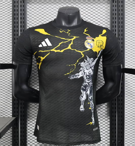 2025/2026 Player Version Real Madrid Collaboration With Marvel 02 Football Shirt 1:1