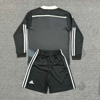 2014/2015 Retro Long Sleeve Real Madrid Third Away Football Shirt 1:1 Kids Size