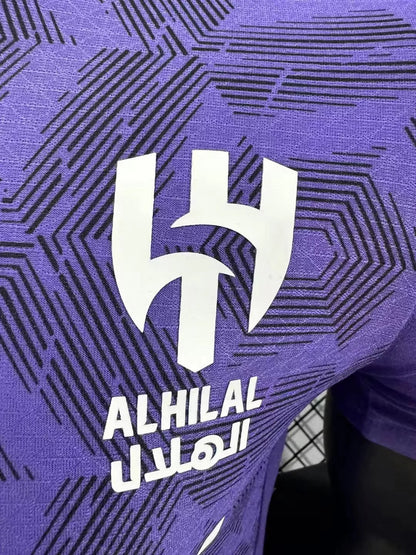 2024/2025 Player Version Al-Hilal Saudi Third Away Football Shirt 1:1