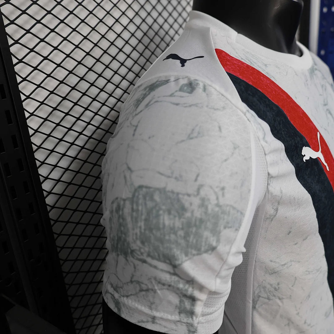 2025/2026 Player Version Manchester City KidSuper Joint Edition White Football Shirt 1:1