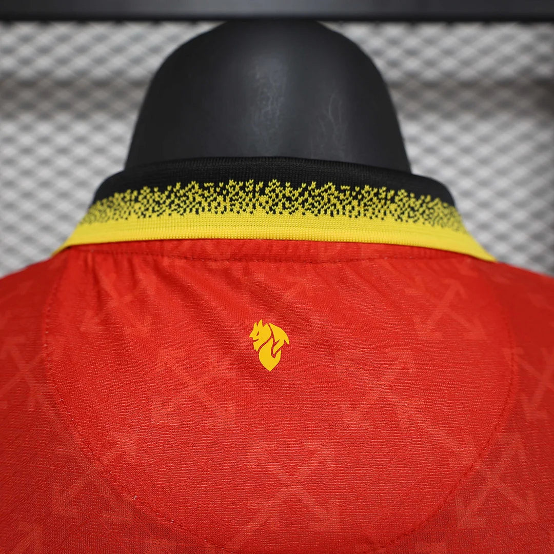 2025/2026 Player Version AC Milan Co-Branded Edition 02 Red Football Jersey 1:1