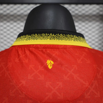 2025/2026 Player Version AC Milan Co-Branded Edition 02 Red Football Jersey 1:1