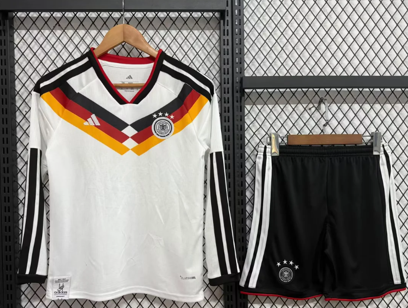 2026 Long Sleeve Germany Home Football Jersey 1:1 Kids Size
