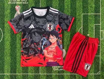 2025/2026 Japan Anime Gray Football Shirt 1:1 Kids Size