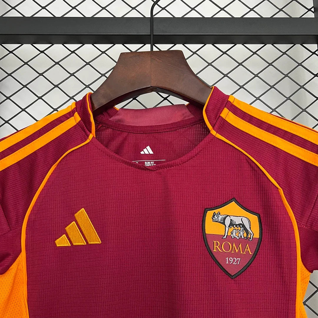 2025/2026 Roma Home Football Jersey 1:1 Kids Size