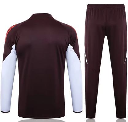 2024/2025 Bayern Half-Pull Training Suit Dark Purple Jersey Set 1:1