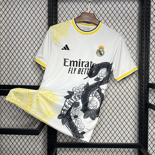 2024/2025 Real Madrid White and Black Mamba Special Edition Jersey 1:1