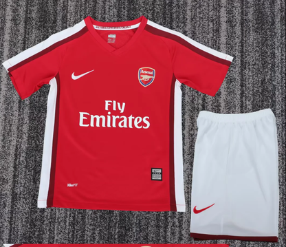 2008/2010 Retro Arsenal Home Football Shirt 1:1 Kids Size