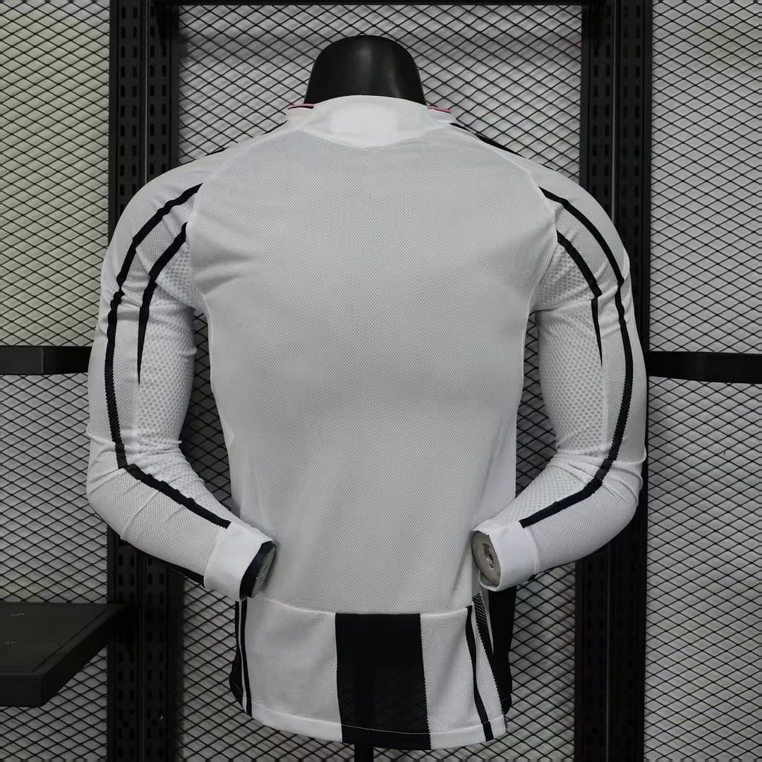 2025/2026 Long Sleeve Player Version Juventus Home Football Shirt 1:1