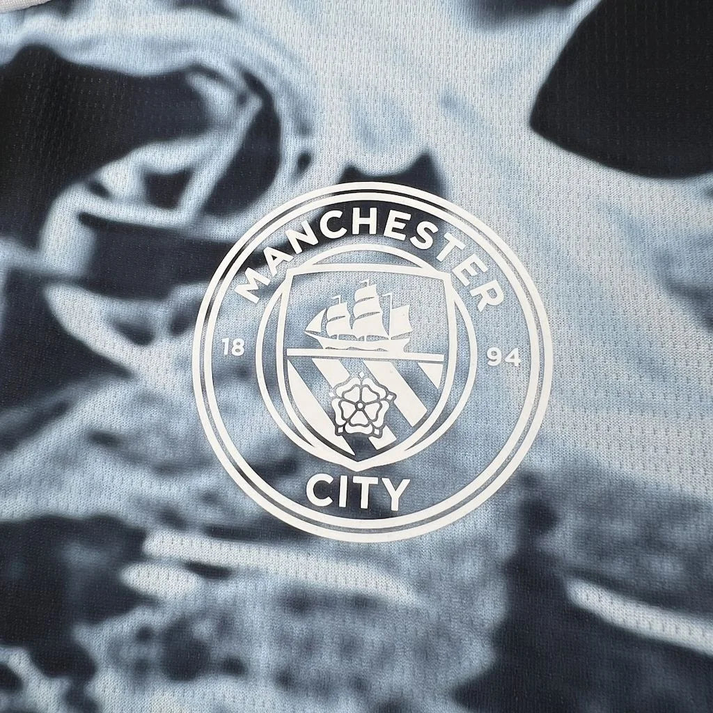 2025/2026 Manchester City Black And Blue Concept Version Football Jersey 1:1
