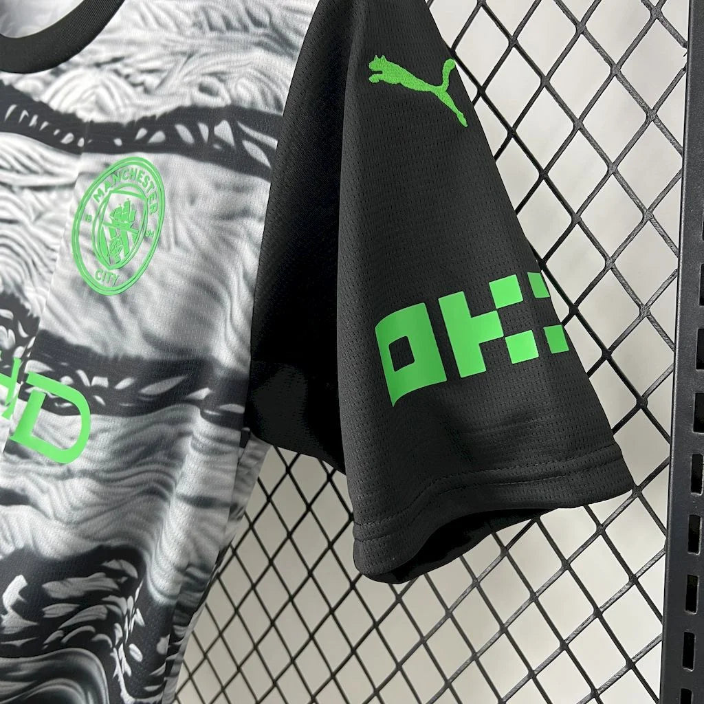 2025/2026 Manchester City Black And Gray Concept Version Football Jersey 1:1