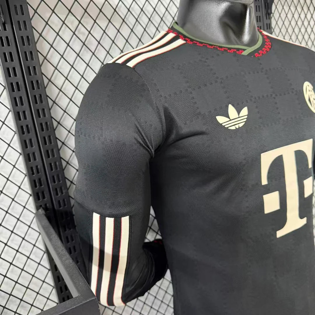 2025/2026 Long Sleeves Player Version Bayern Munich Third Away Football Shirt 1:1
