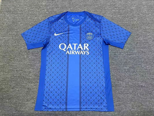 2025/2026 Psg Paris Saint-Germain Training clothes Blue Football Jersey 1:1