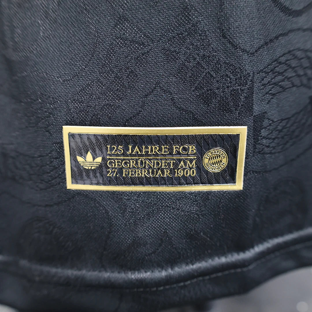 2025/2026 Player Version Bayern Munich 125th Anniversary Black Soccer Jersey 1:1