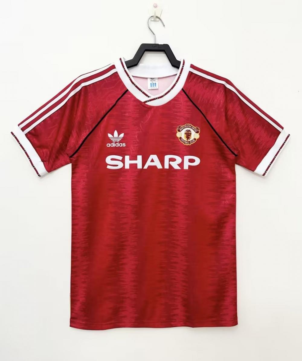 1990-1992 Retro Manchester United Home Football Shirt 1:1