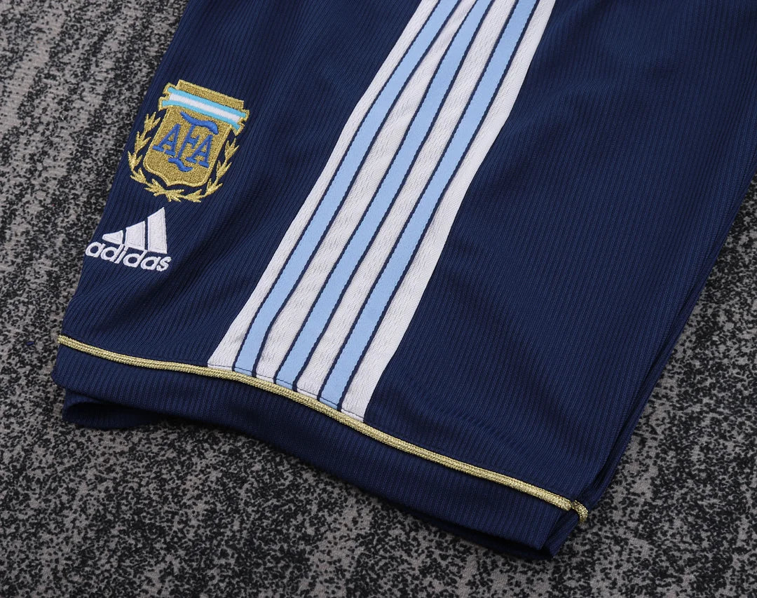 1998 Retro Argentina National Team Away Jersey 1:1 Kids Size