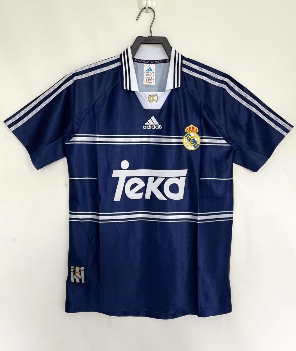 1998/1999 Retro Real Madrid Away Soccer Jersey 1:1