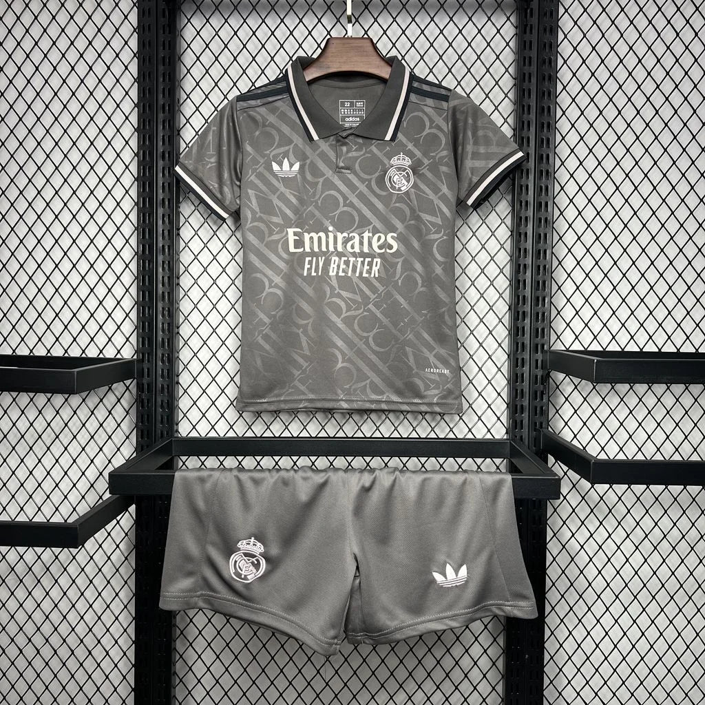 2024/2025 Real Madrid Third Away Football Shirt 1:1 Kids Size